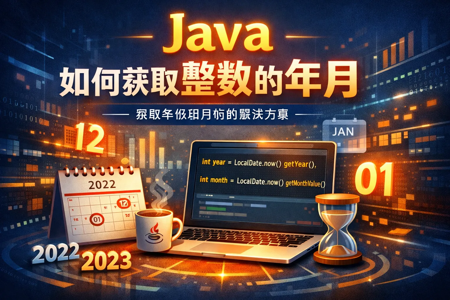 java如何获取整数的年月