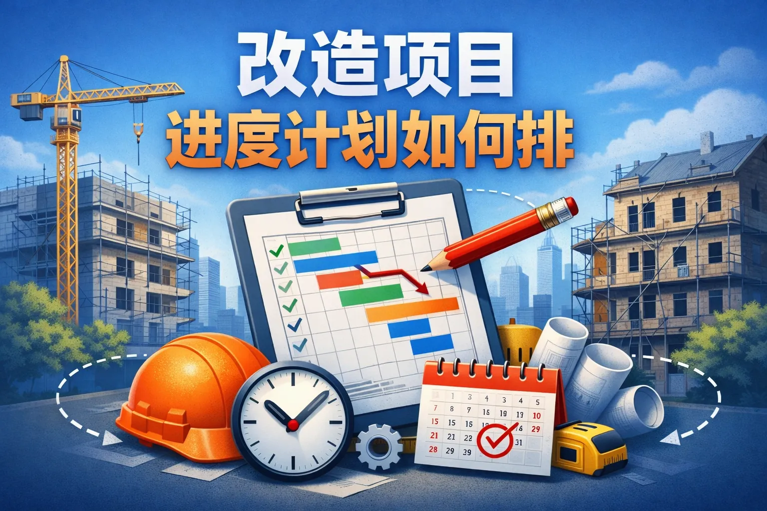 改造项目进度计划如何排