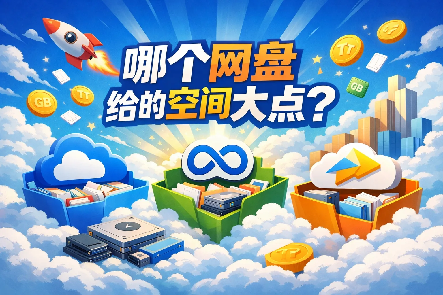 哪个网盘给的空间大点