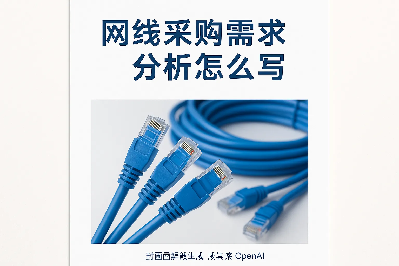 网线采购需求分析怎么写