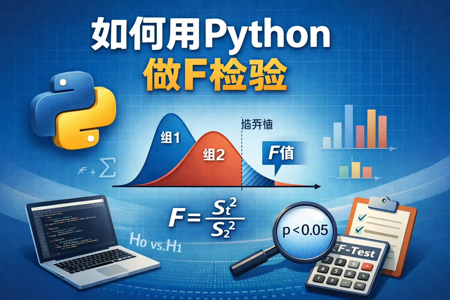 如何用python做F检验