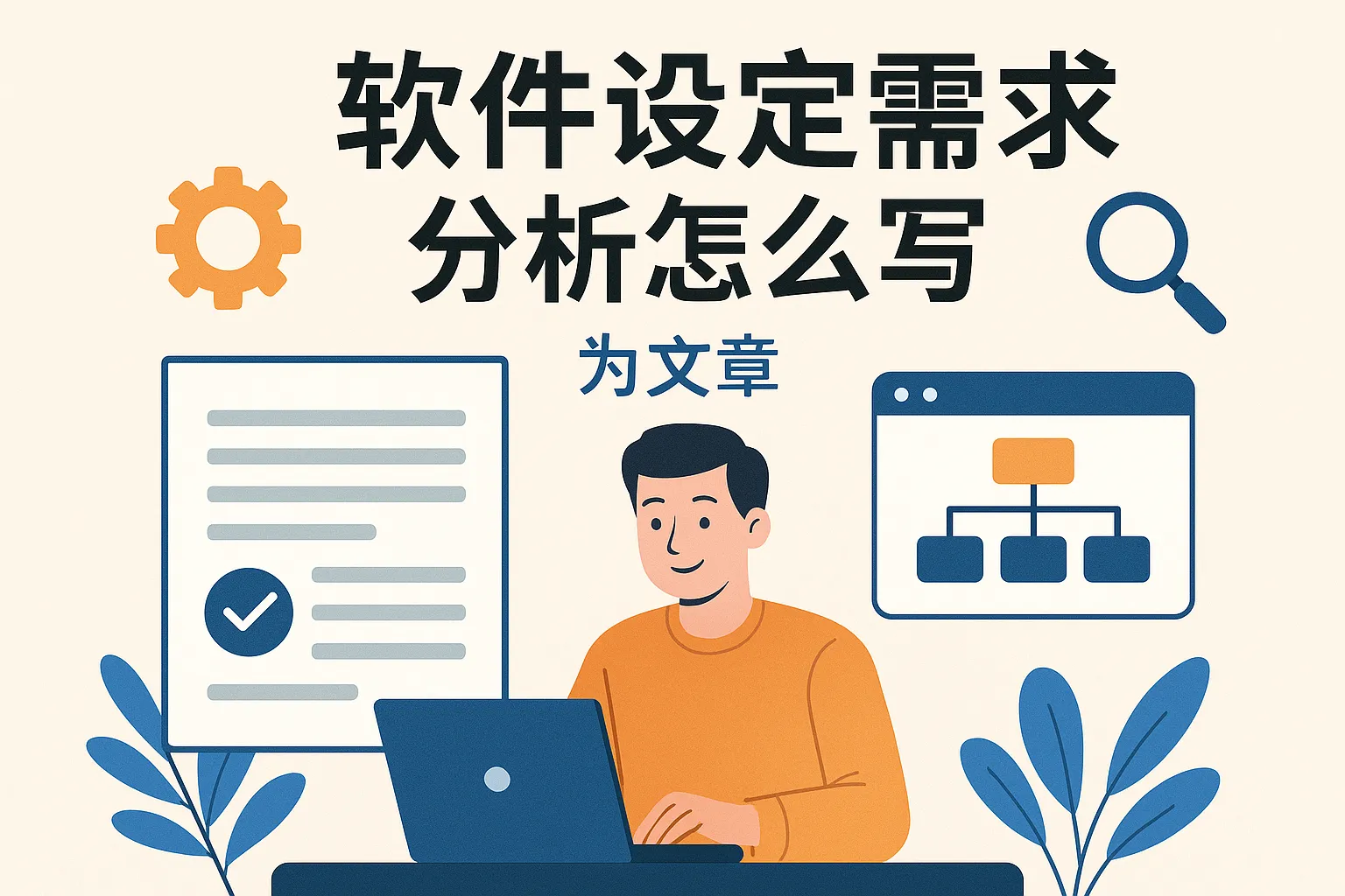 软件设定需求分析怎么写