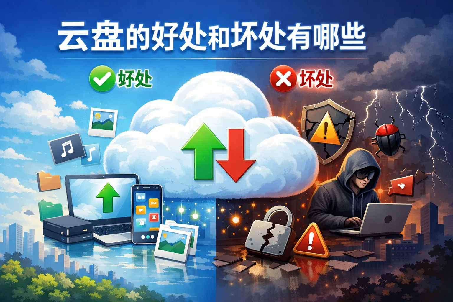 云盘的好处和坏处有哪些