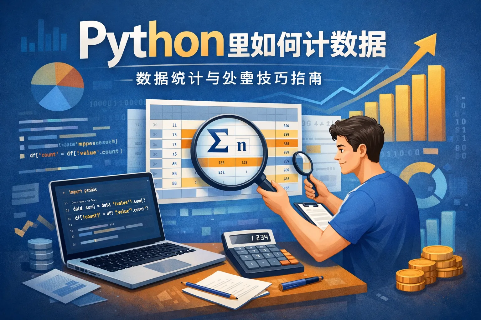 python里如何计算行数据