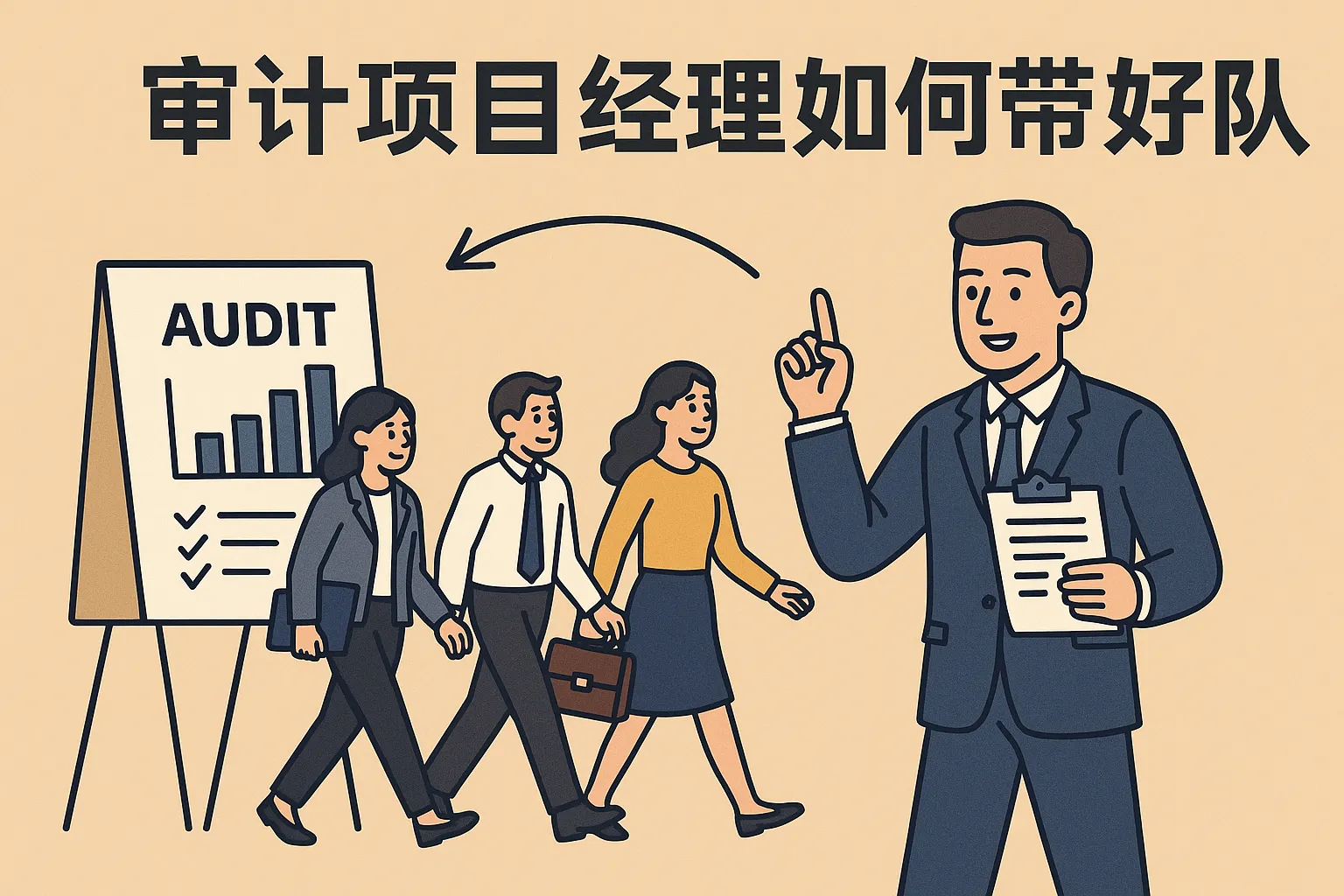 审计项目经理如何带好队