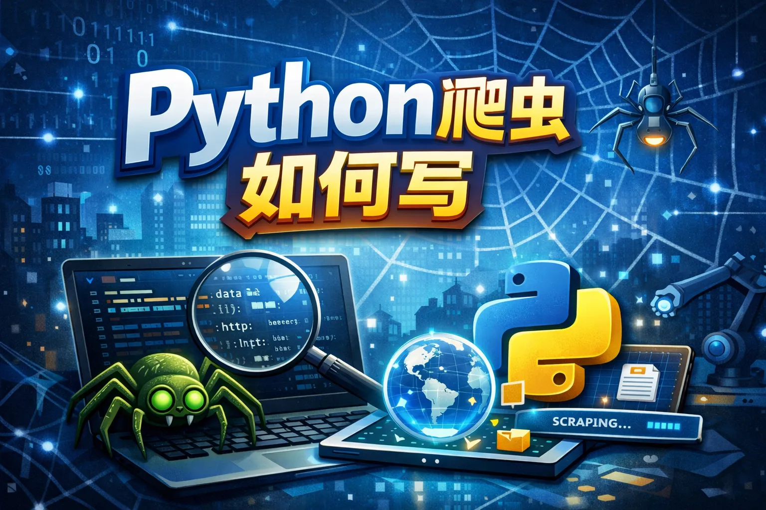 python爬虫如何写
