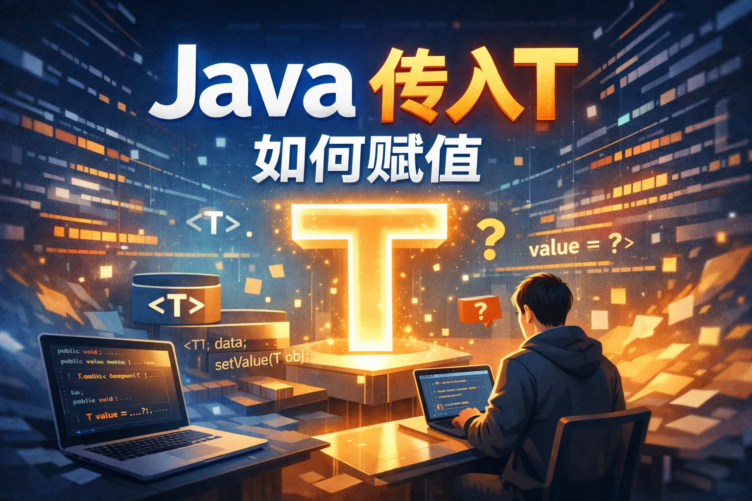 java 传入t 如何赋值
