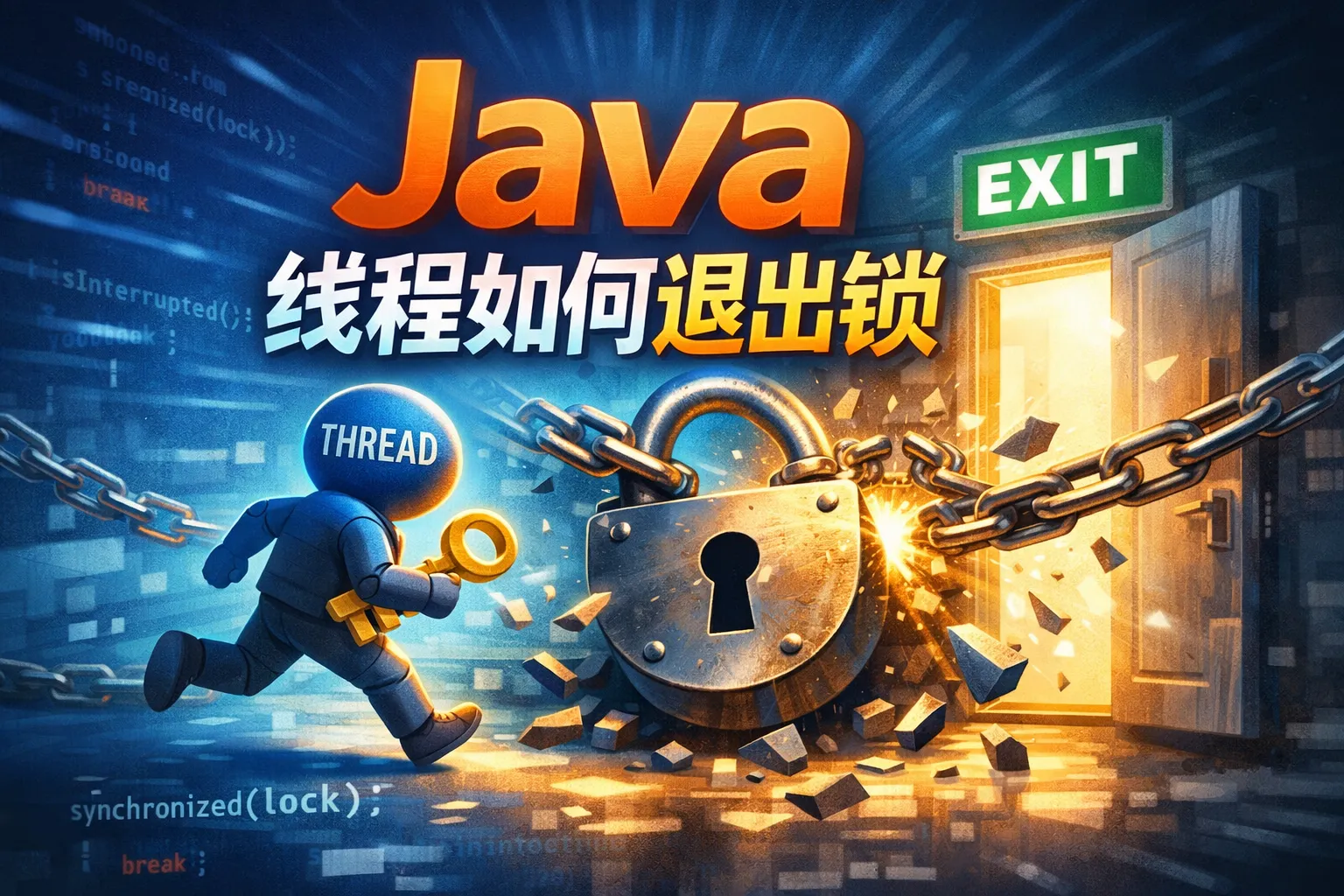 Java线程如何退出锁
