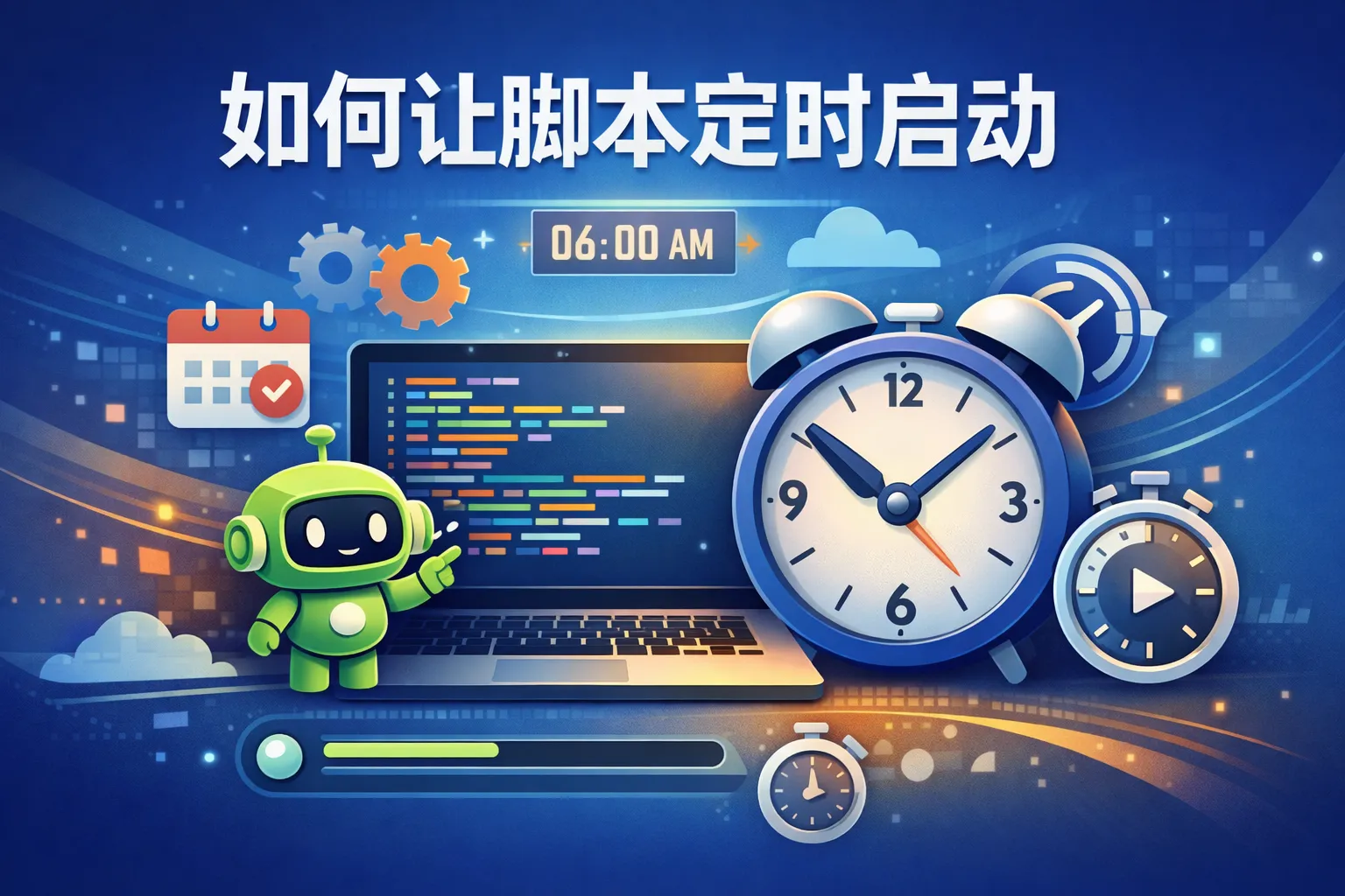 如何让脚本定时启动