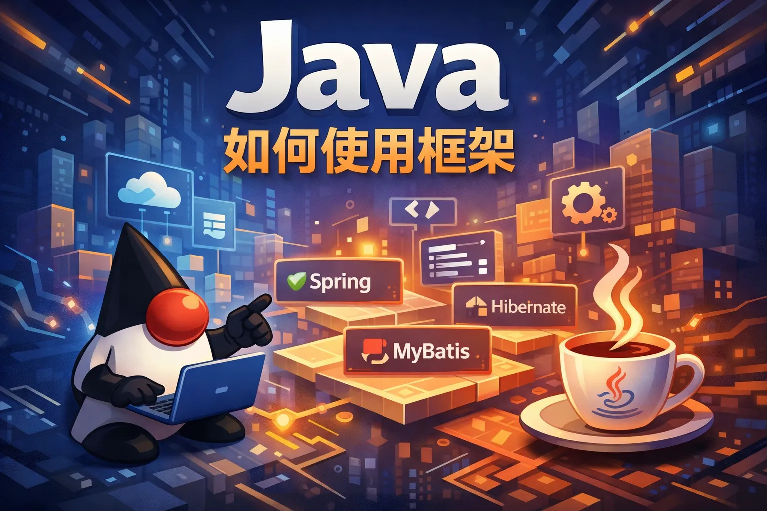 java 如何使用框架