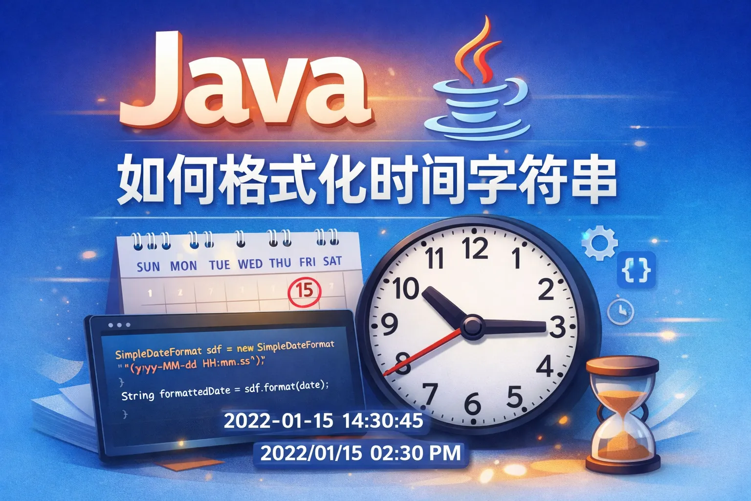 java如何格式化时间字符串