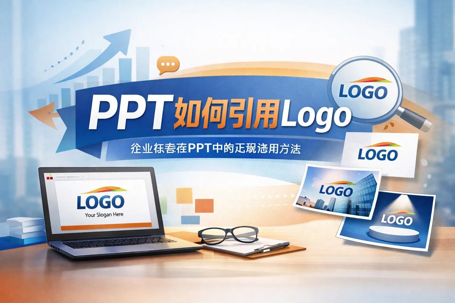 ppt如何引用logo
