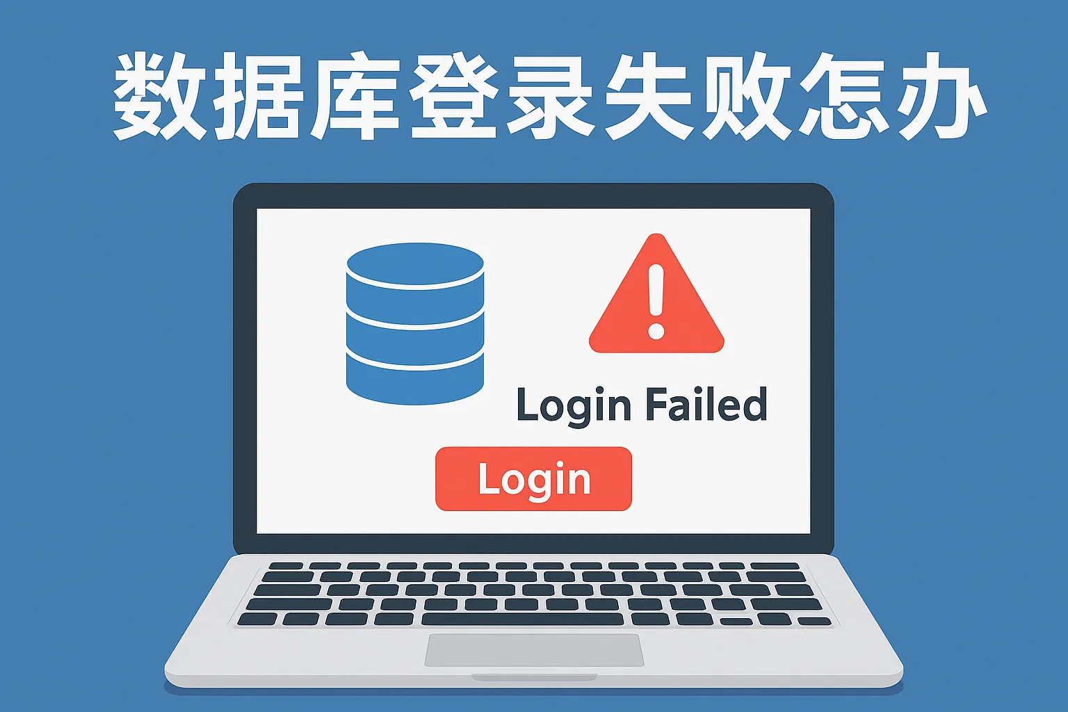 数据库登录失败怎么办