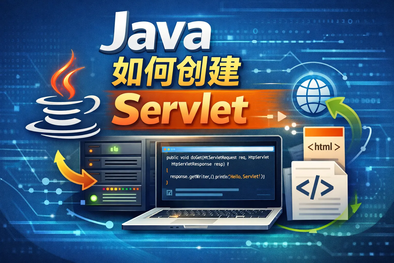 java如何创建servlet