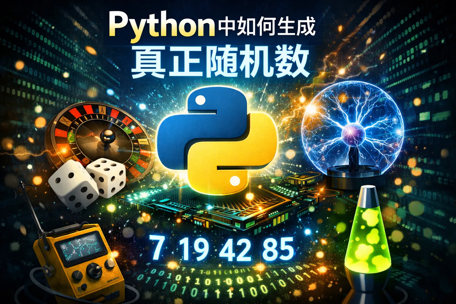 python中如何生成真正随机数