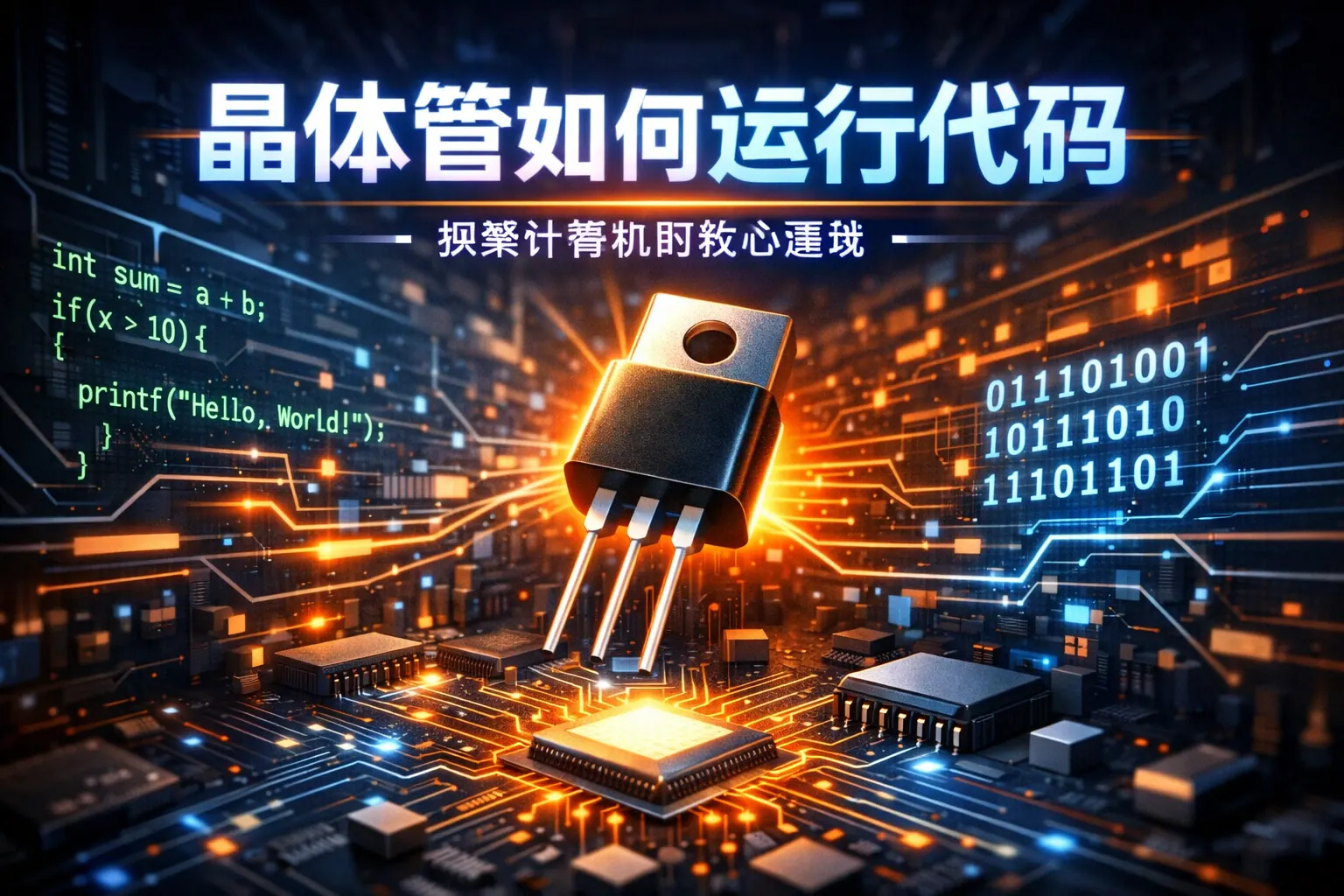 晶体管如何运行代码