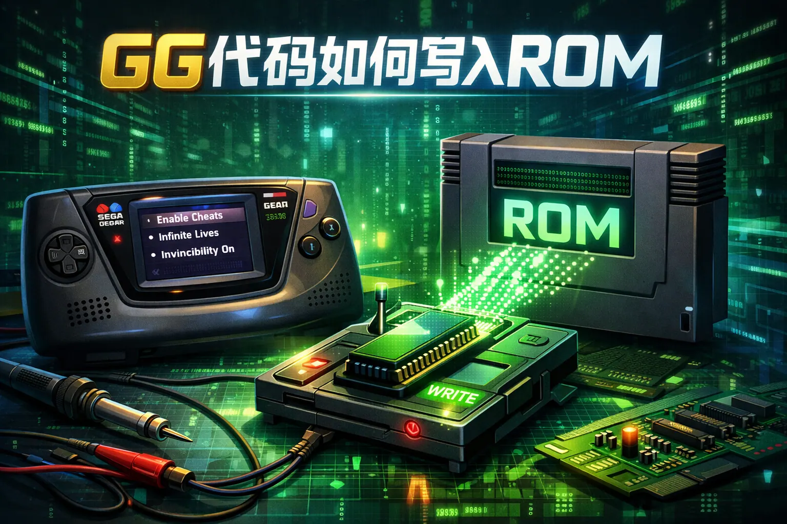 GG代码如何写入ROM