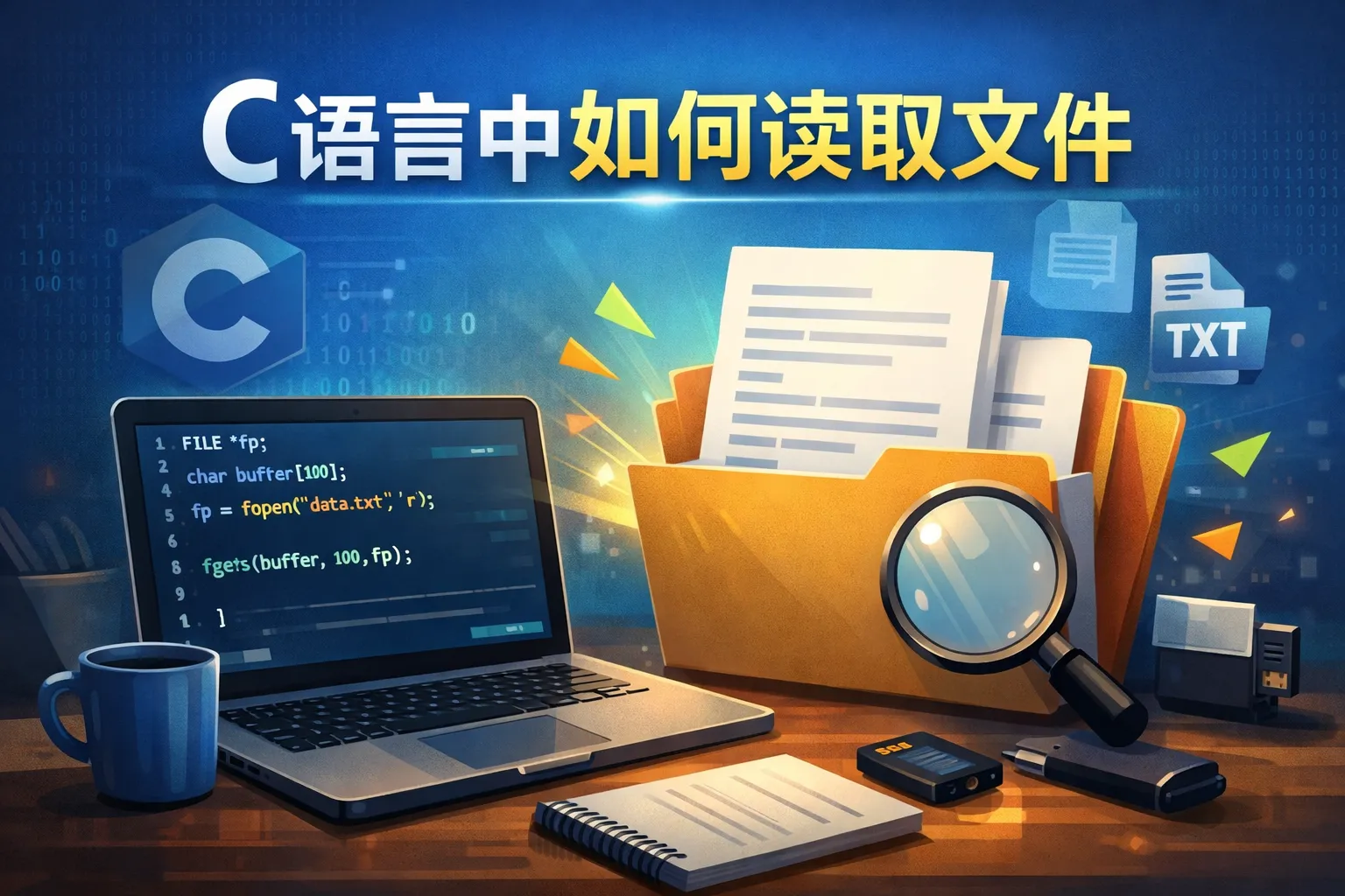 c语言中如何读取文件