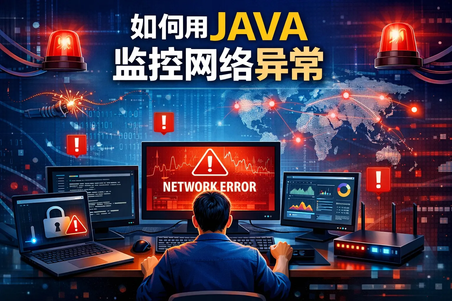 如何用JAVA如何监控网络异常