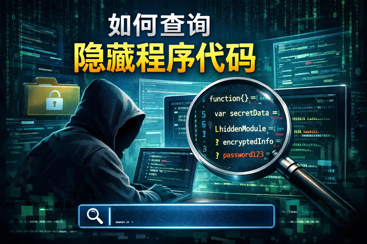 如何查询隐藏程序代码