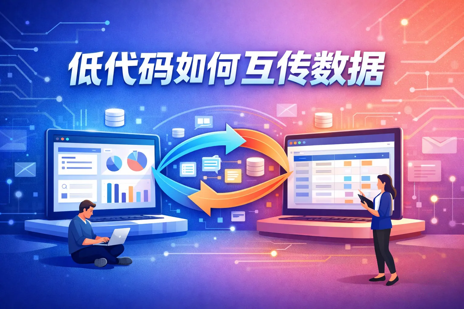 低代码如何互传数据