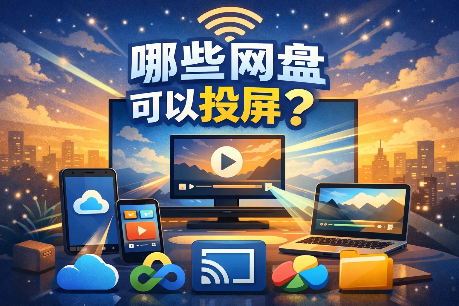 哪些网盘可以投屏