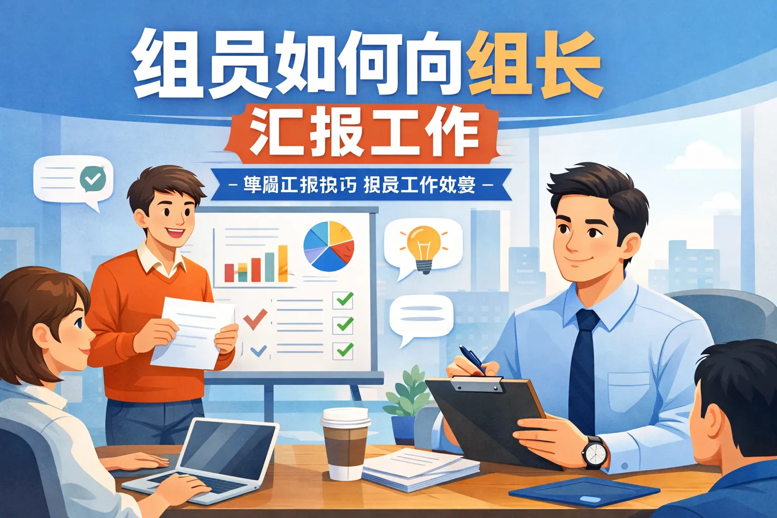 组员如何向组长汇报工作