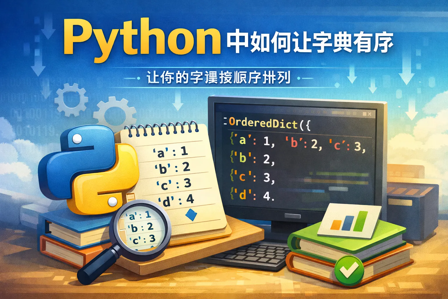 python中如何让字典有序