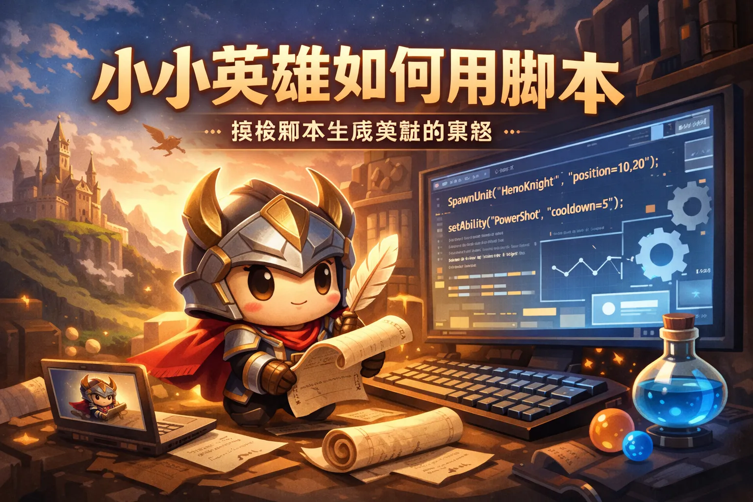 小小英雄如何用脚本