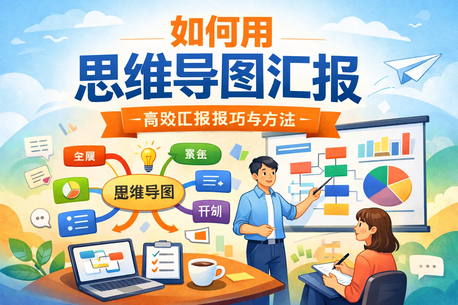 如何用思维导图汇报