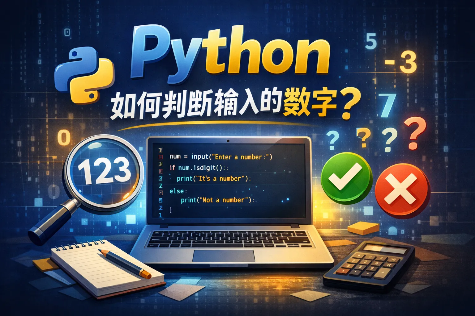 python如何判断输入的数字