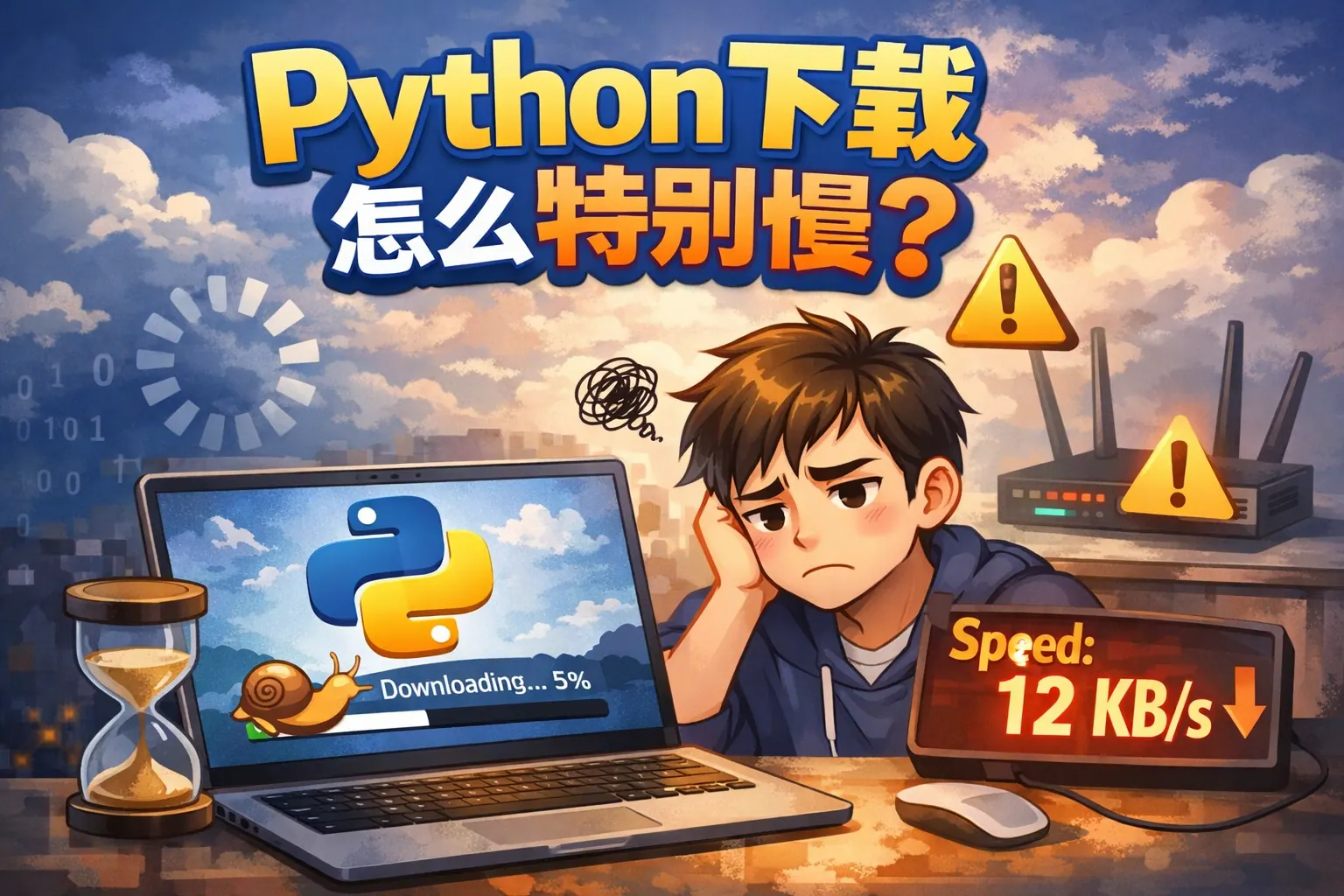 Python下载怎么特别慢