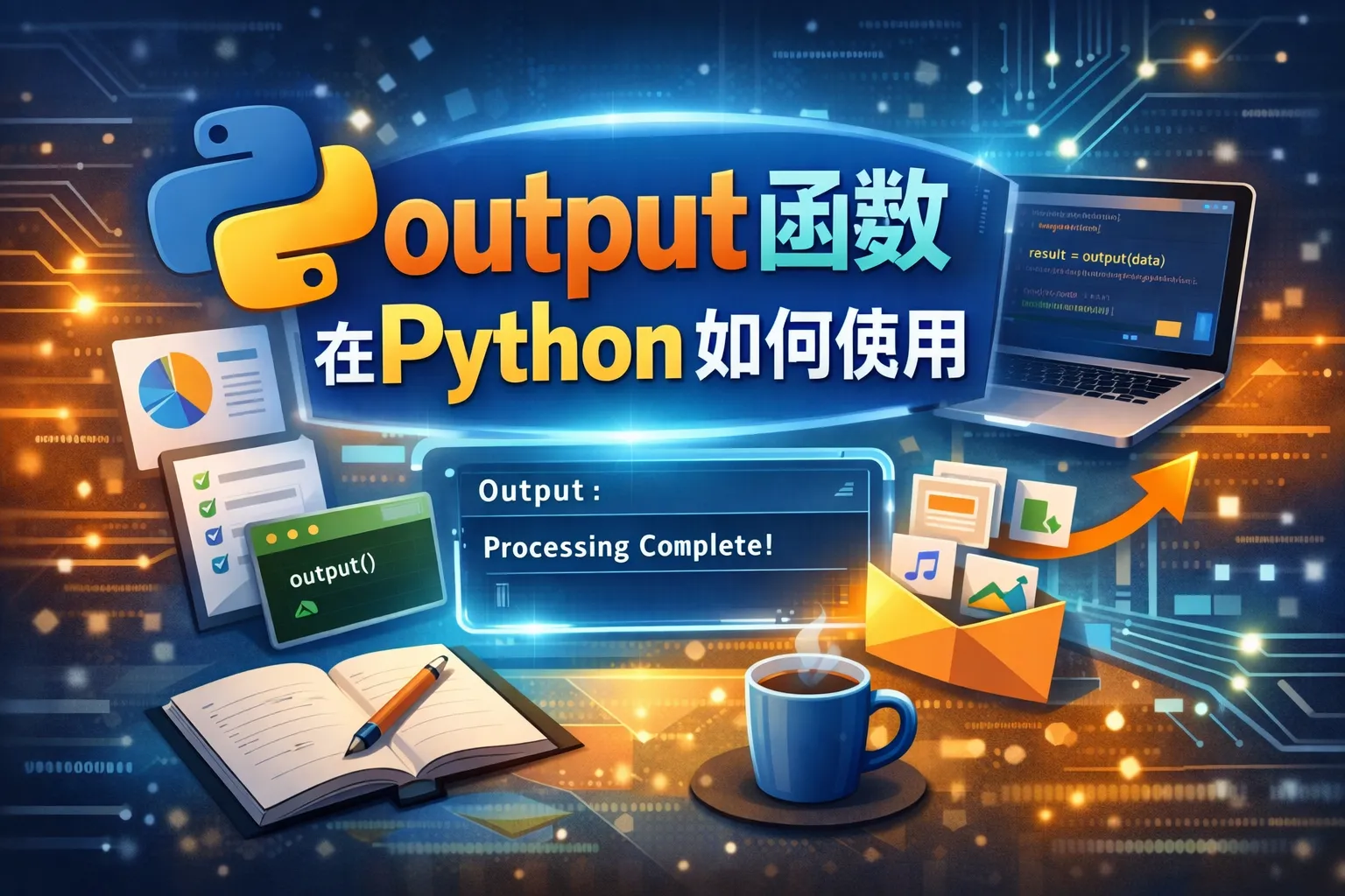 output函数在python如何使用