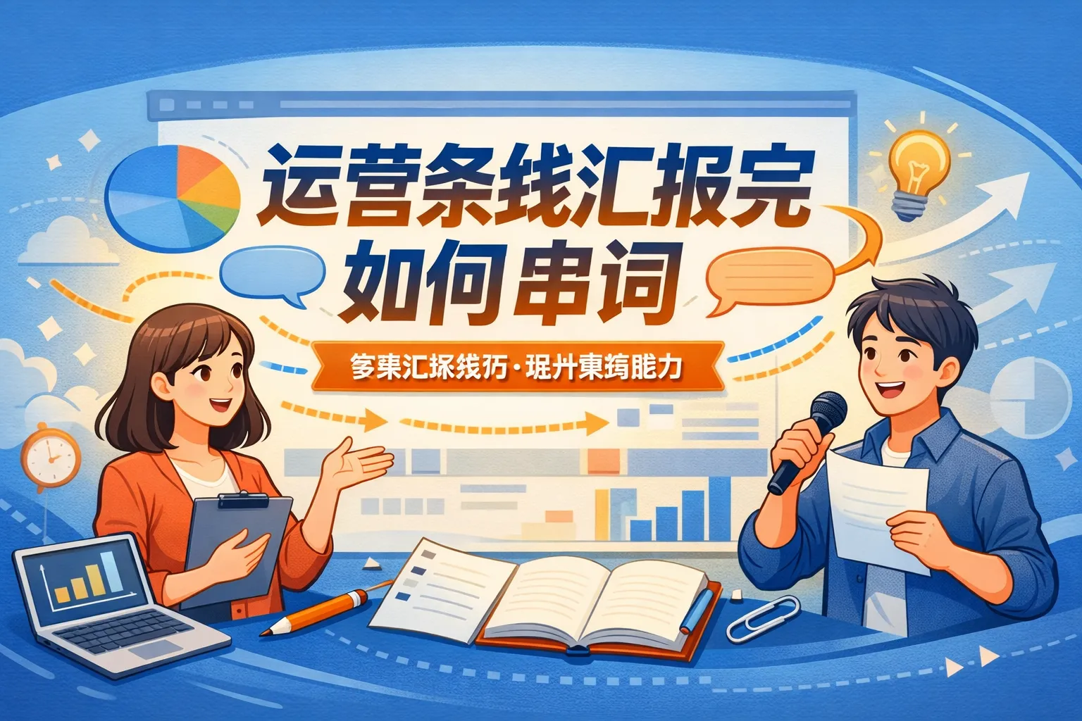 运营条线汇报完如何串词