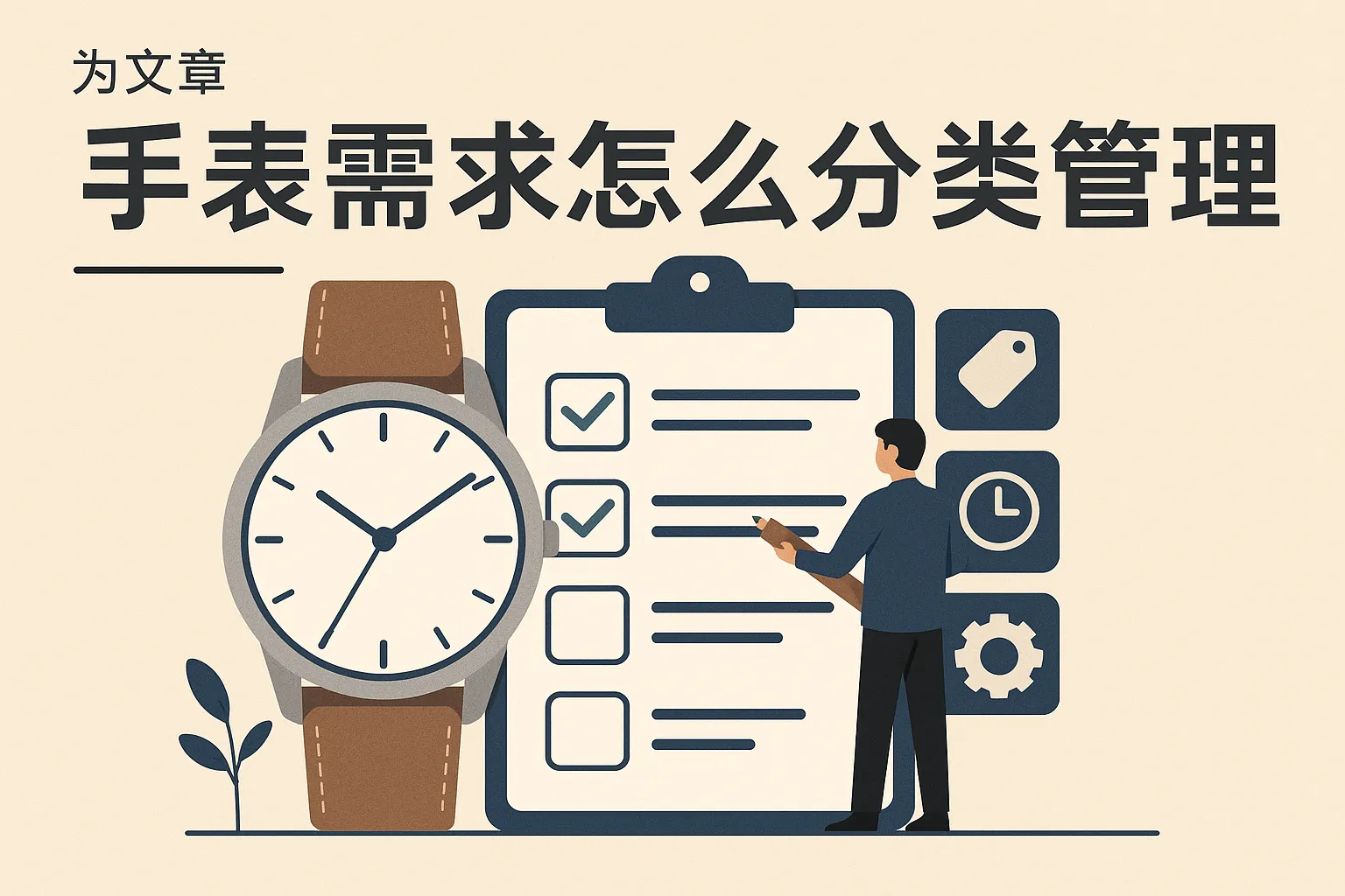 手表需求怎么分类管理