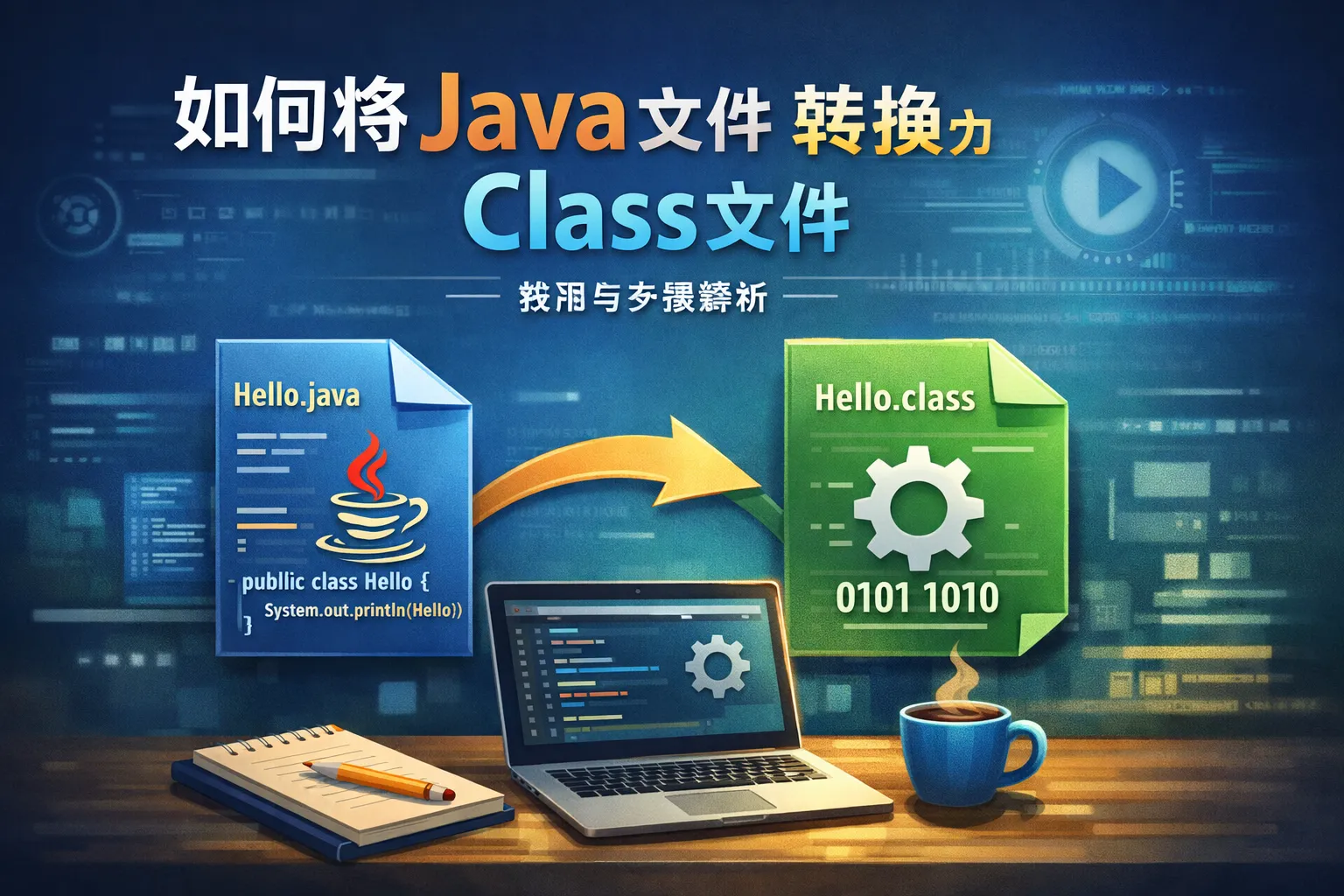 如何将java文件转换为class文件