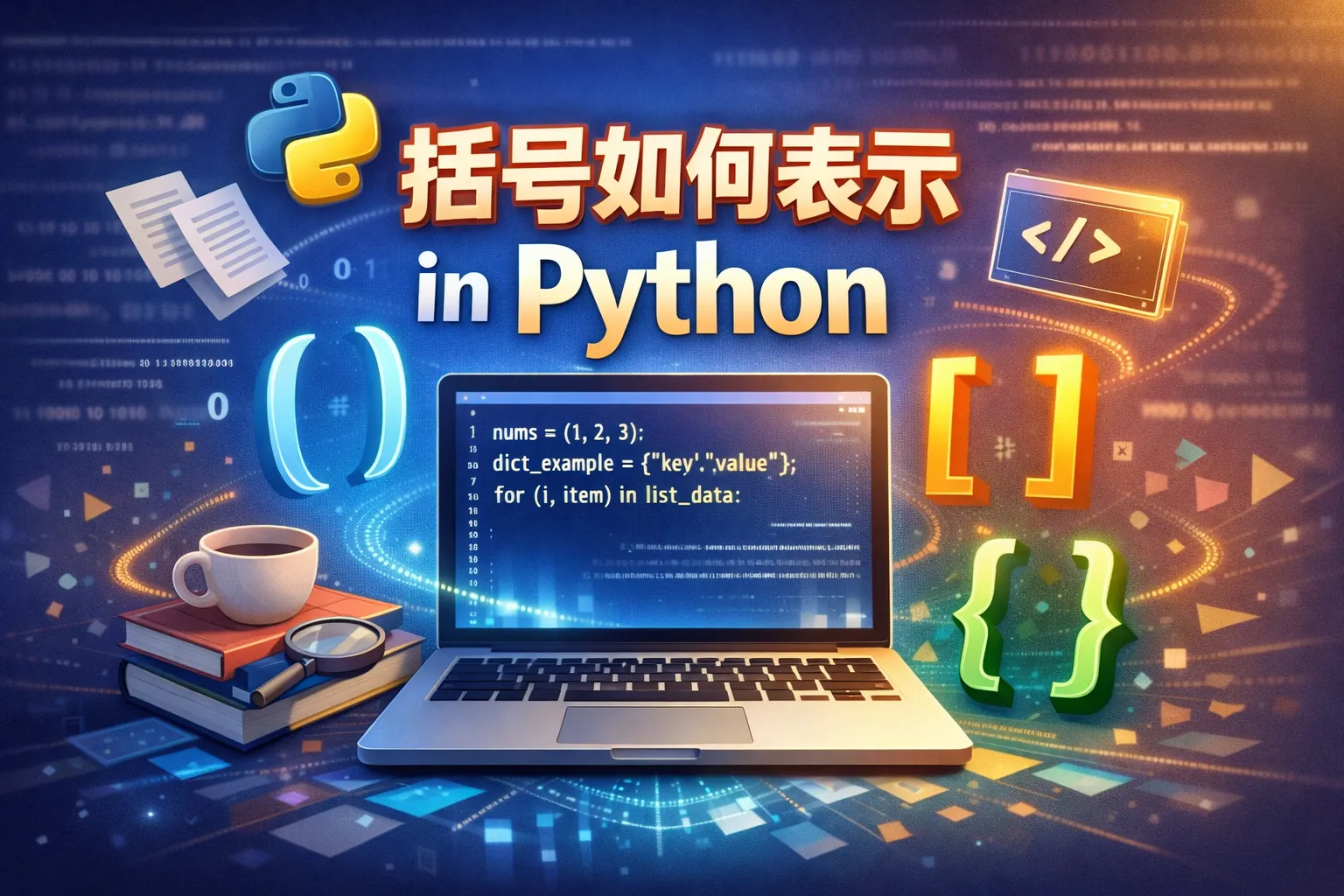 括号如何表示 python