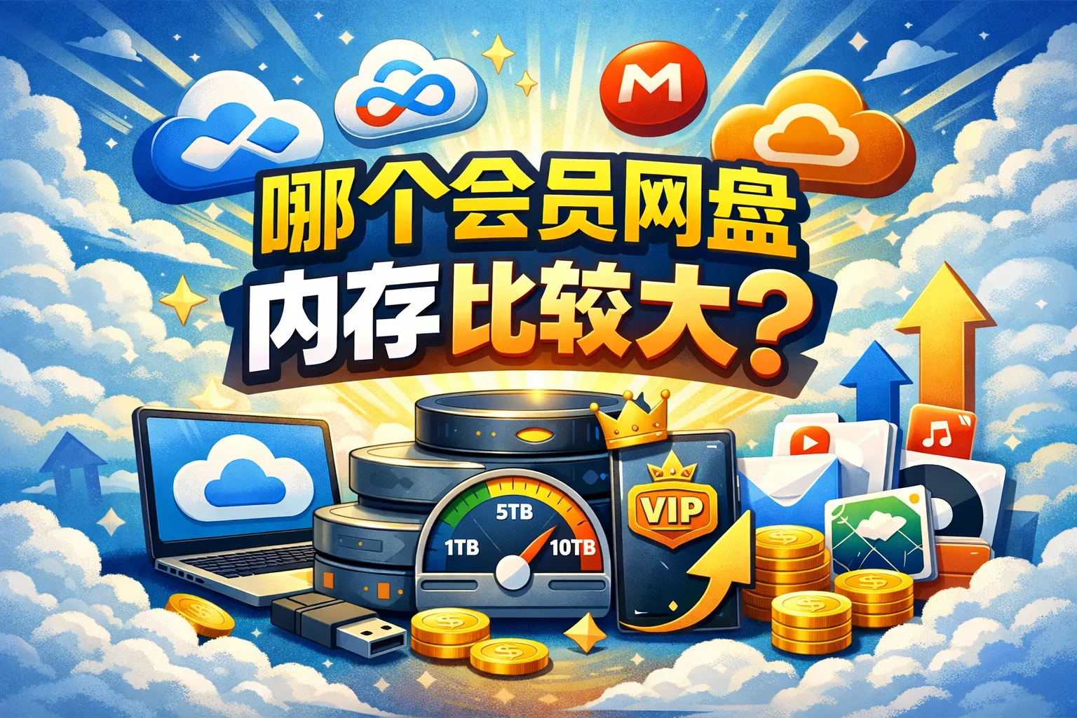 哪个会员网盘内存比较大