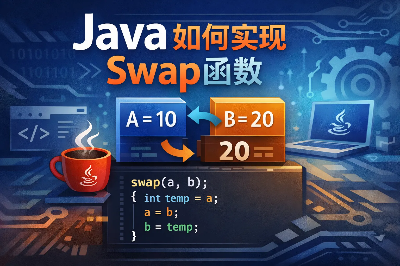 java如何实现swap函数