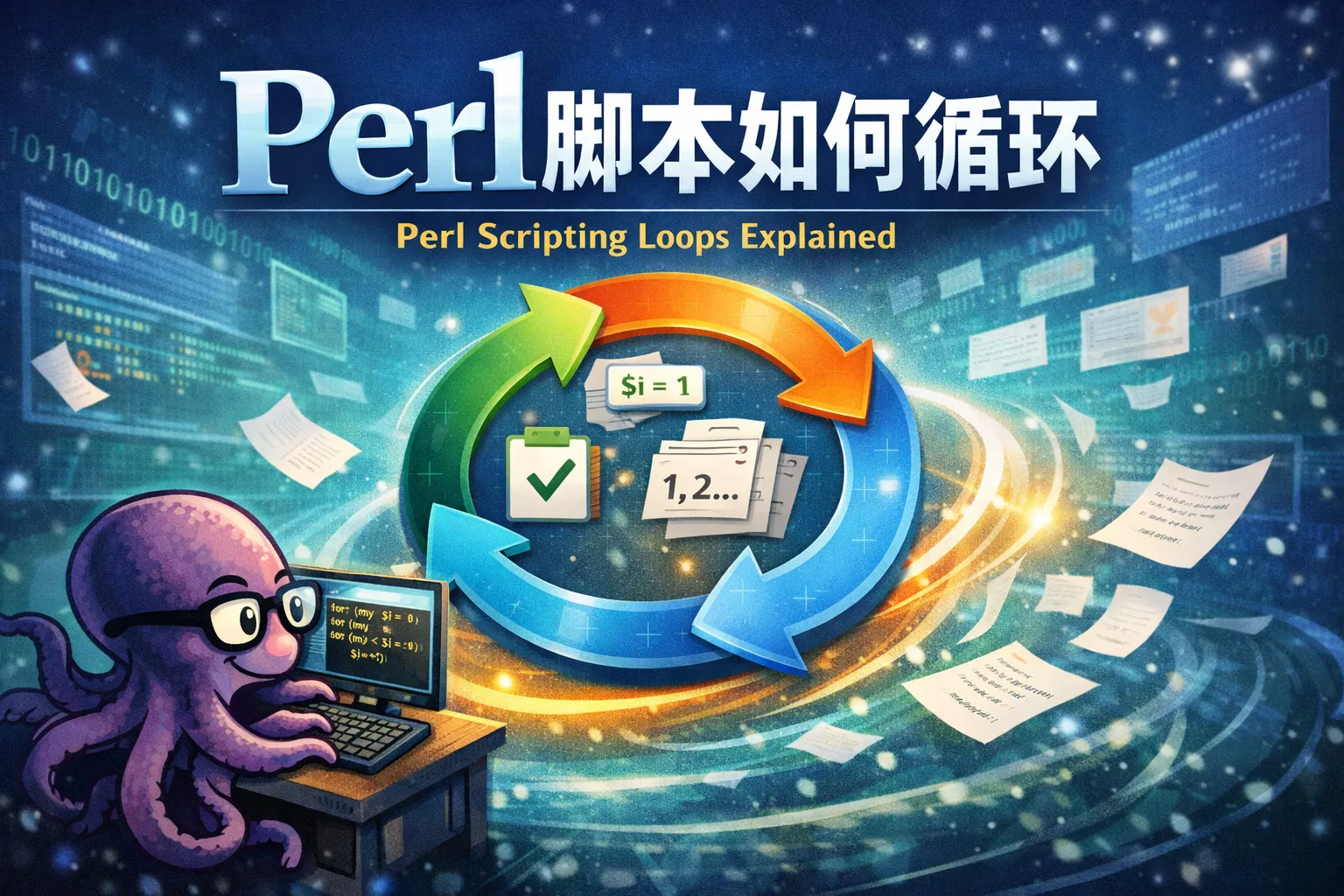 perl脚本如何循环