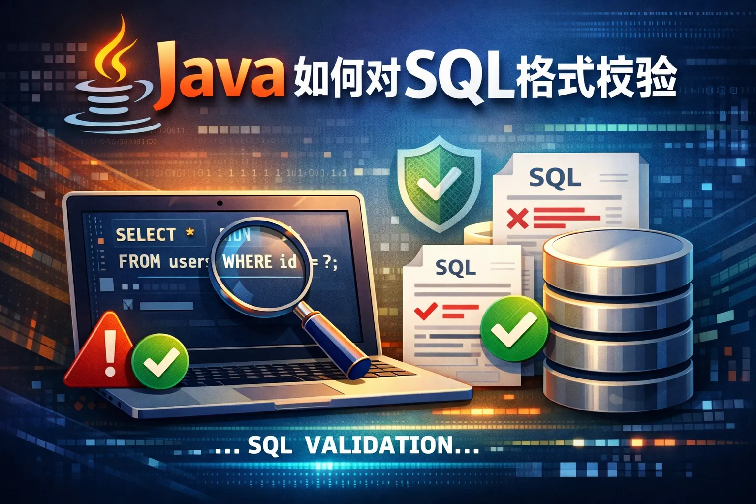 java如何对sql格式校验