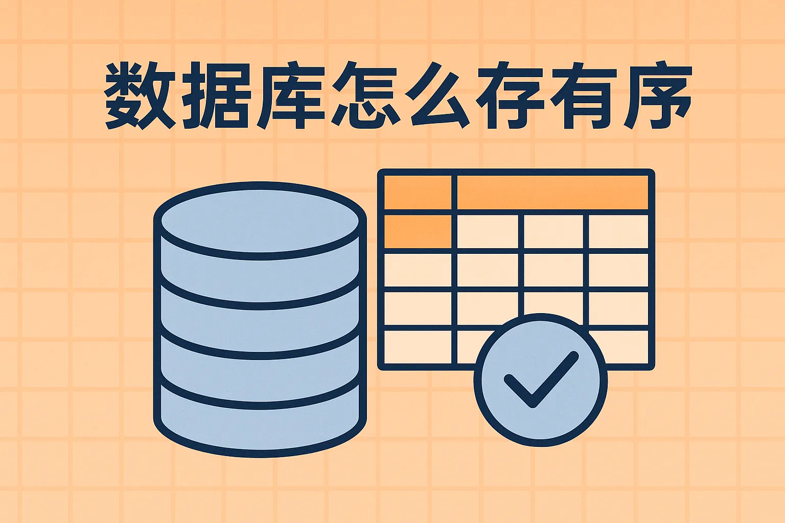 数据库怎么存存有序
