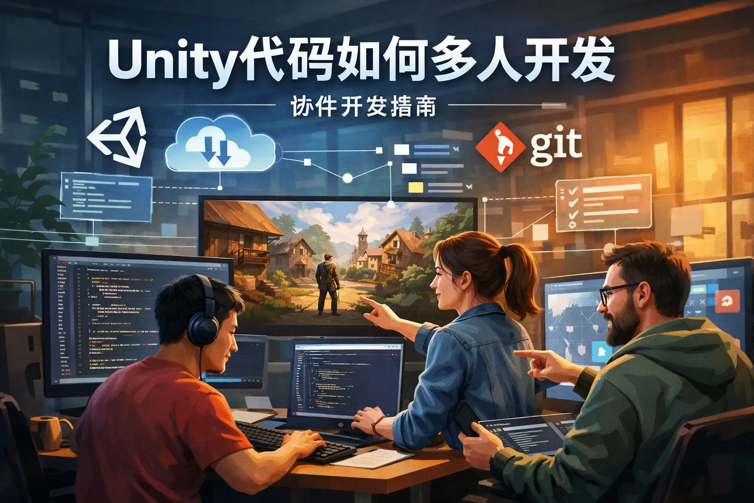 unity代码如何多人开发
