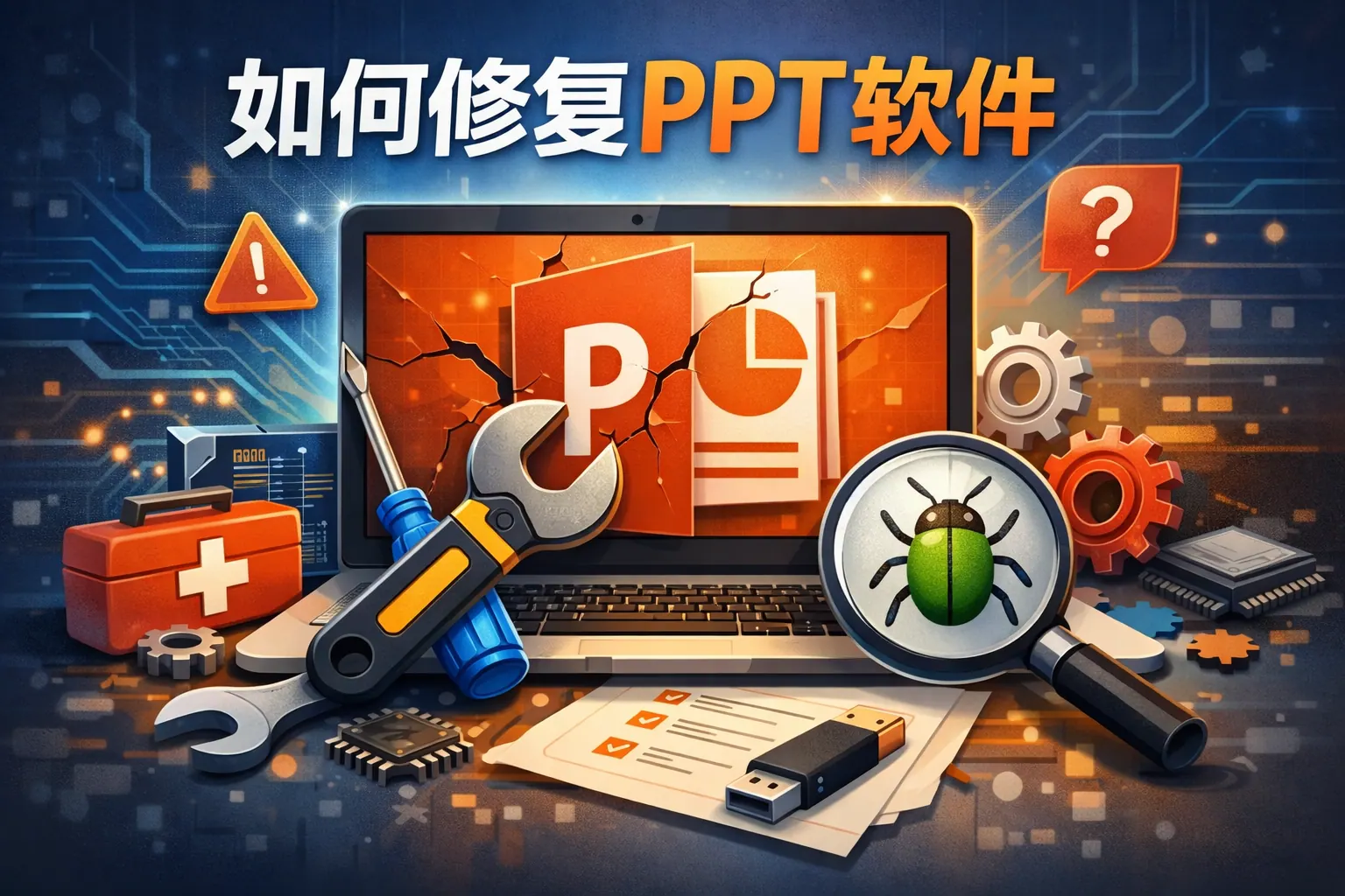 如何修复ppt软件