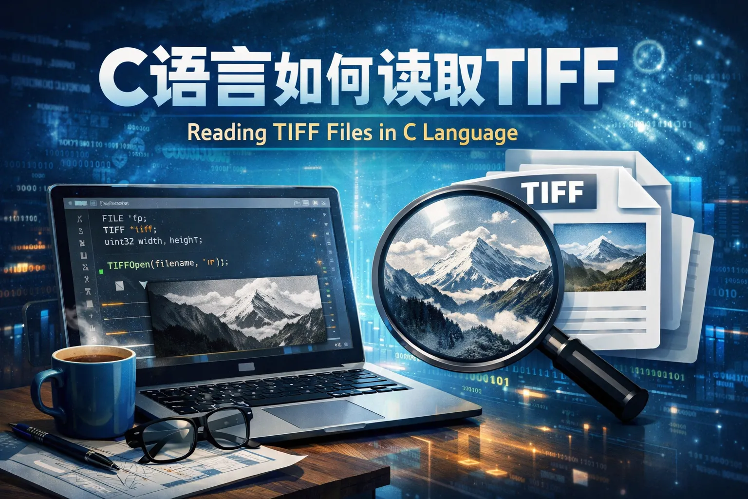 c语言如何读取tiff
