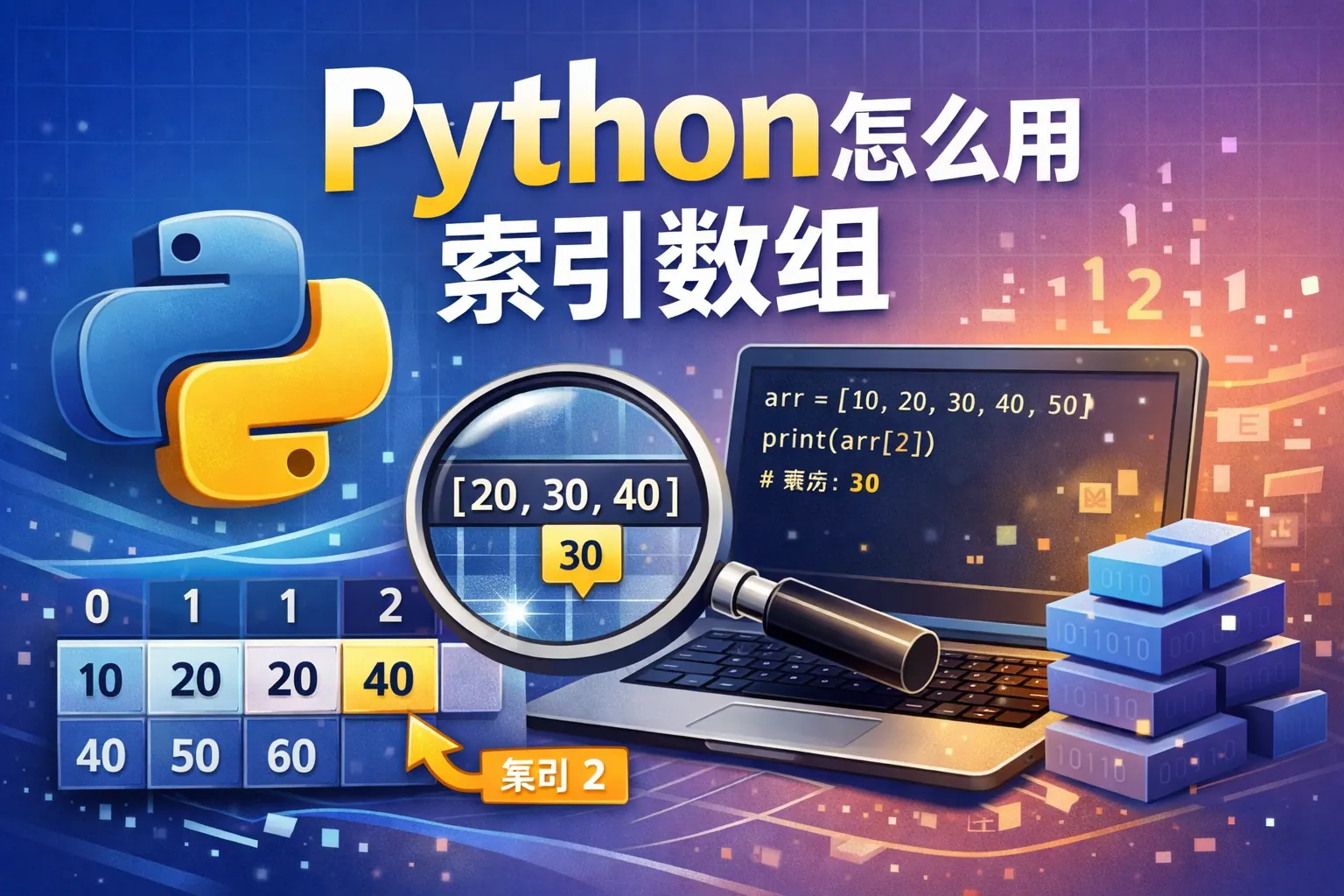 python怎么用索引数组