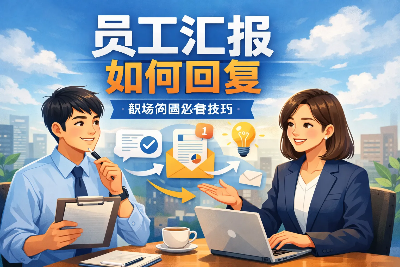 员工汇报如何回复