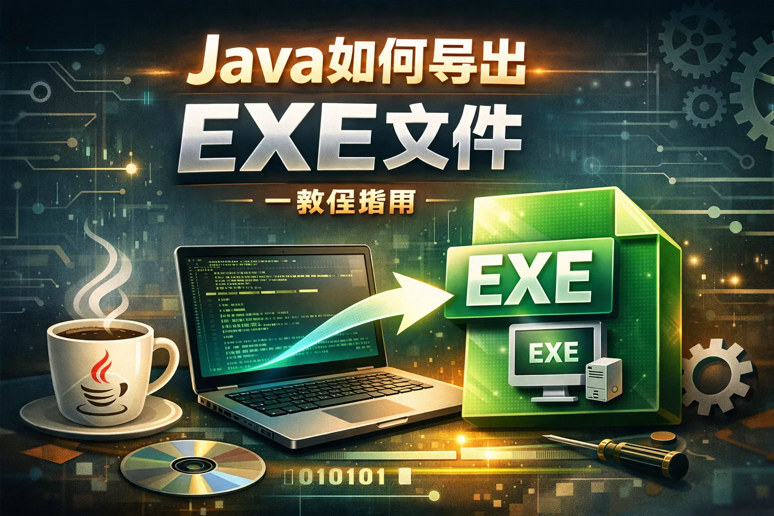 java如何导出exe文件