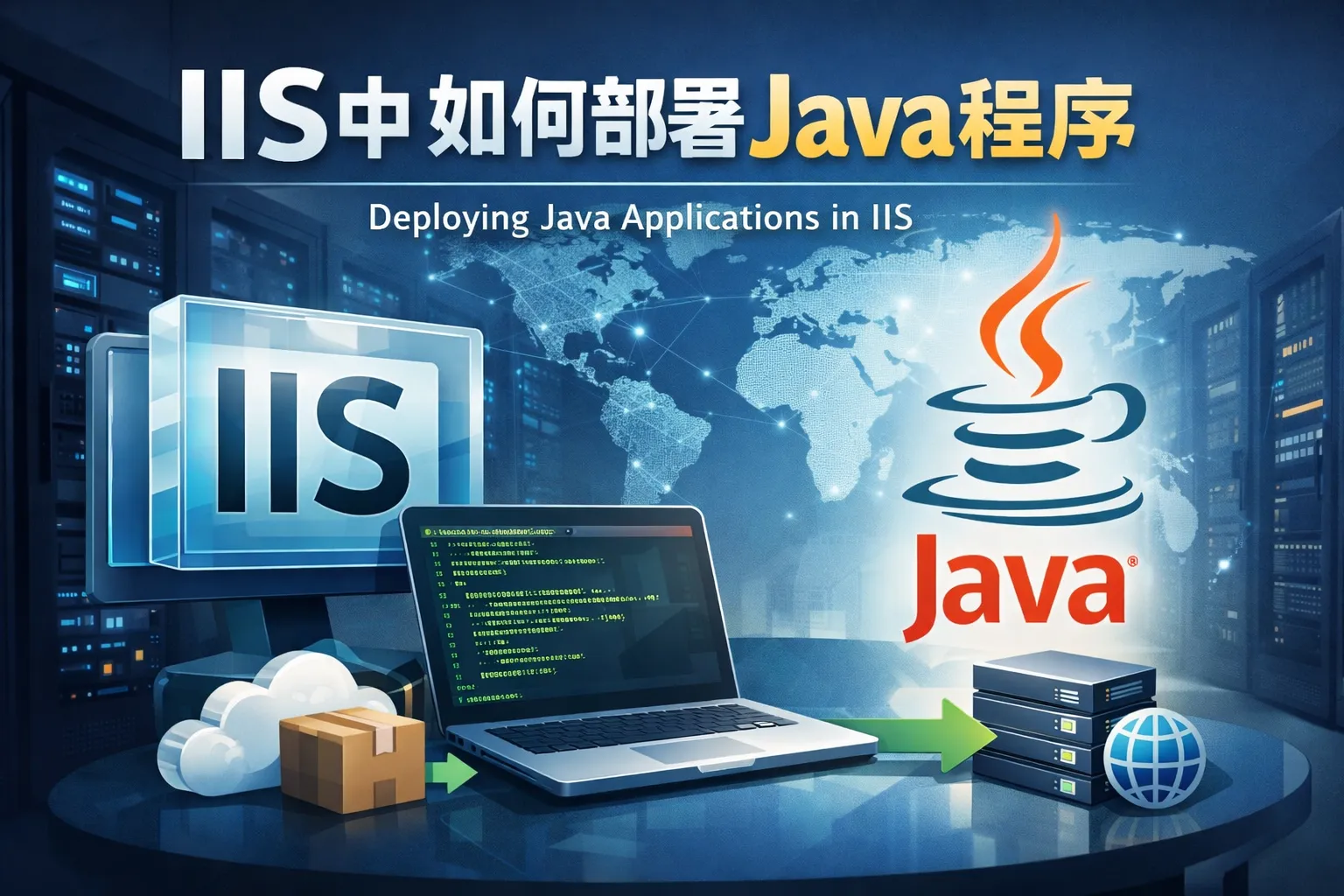 iis中如何部署java程序