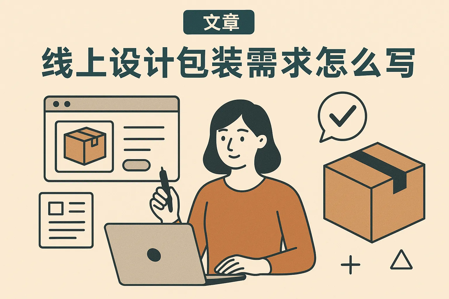线上设计包装需求怎么写
